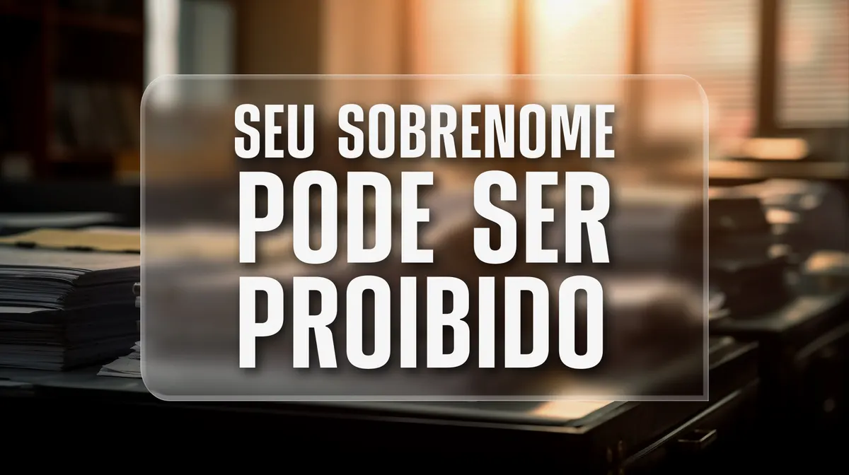 Seu sobrenome pode ser proibido de ser usado por você?