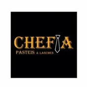 Logotipo da marca CHEFIA PASTÉIS & LANCHES