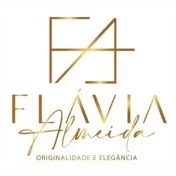 Logotipo da marca FLÁVIA ALMEIDA ORIGINALIDADE E ELEGÂNCIA